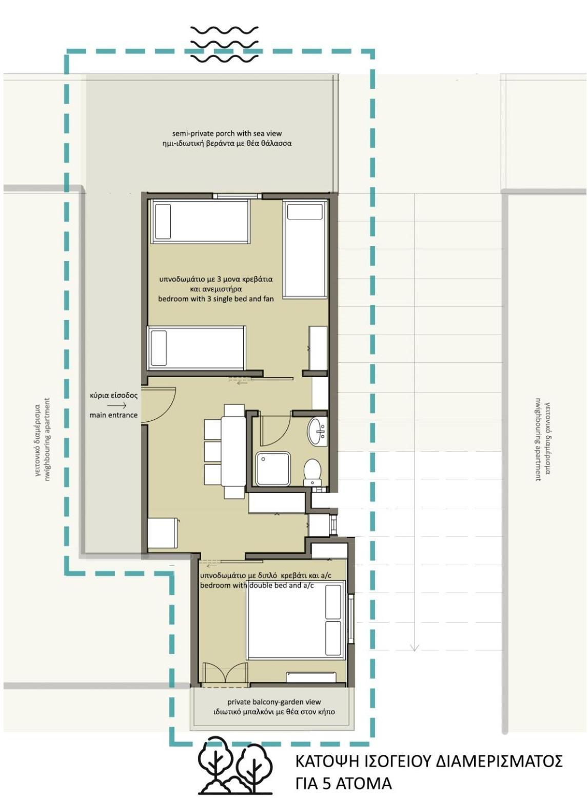 Poseidon Apartments Gythio Værelse billede